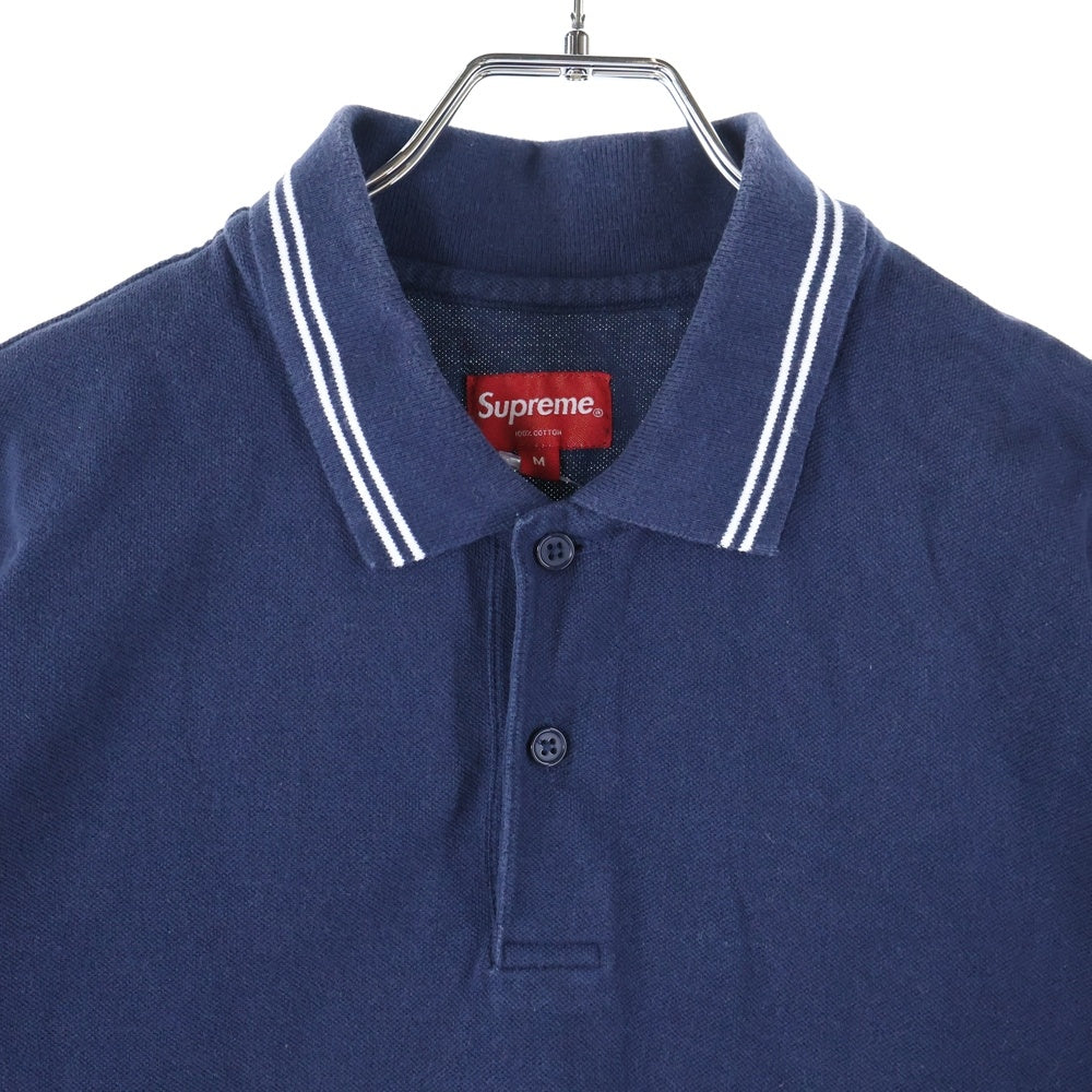 SUPREME(シュプリーム) 19SS S Logo Polo Sロゴ半袖ポロシャツ ネイビー