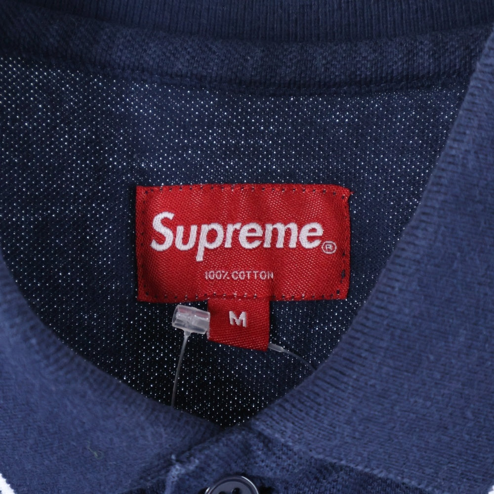 SUPREME(シュプリーム) 19SS S Logo Polo Sロゴ半袖ポロシャツ ネイビー