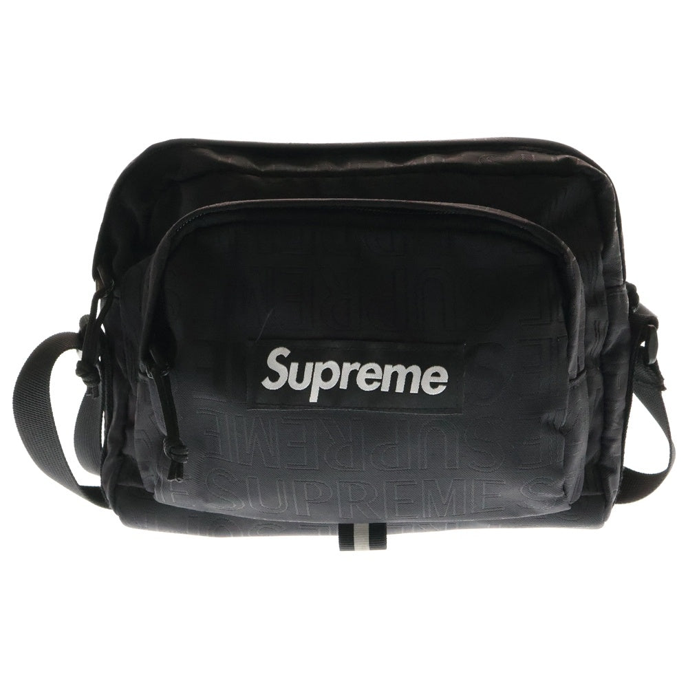 19SS Supreme シュプリーム ショルダーバッグ　ブラック　デザイン◎ Supreme シュプリーム 19SS Shoulder Bag ショルダーバッグ
