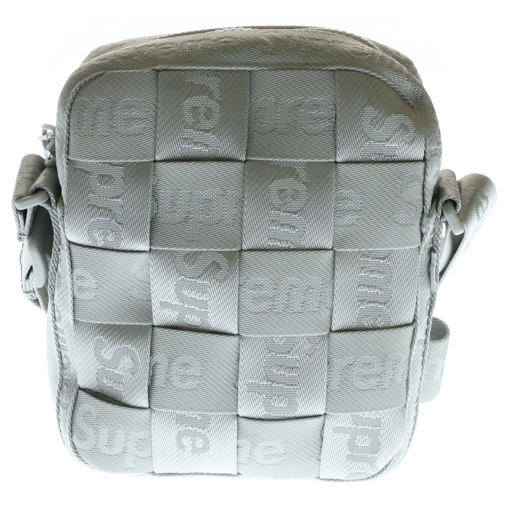 SUPREME(シュプリーム) 24SS Woven Shoulder Bag ウーブンショルダーバッグ グレー
