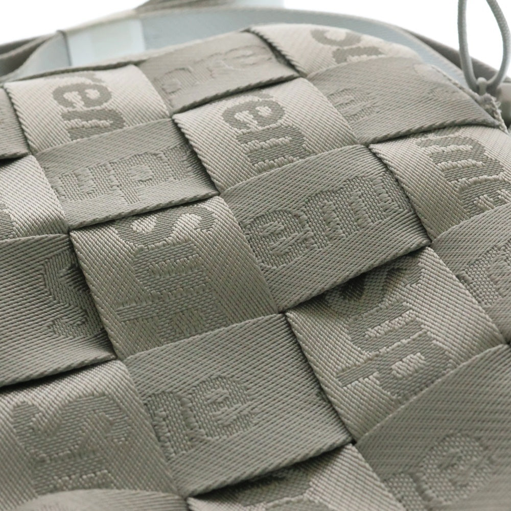 SUPREME(シュプリーム) 24SS Woven Shoulder Bag ウーブンショルダーバッグ グレー