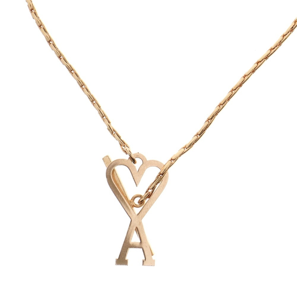 AMI Alexandre Mattiussi(アミアレクサンドルマテュッシ) AMI DE COEUR チェーンネックレス ゴールド UJW916