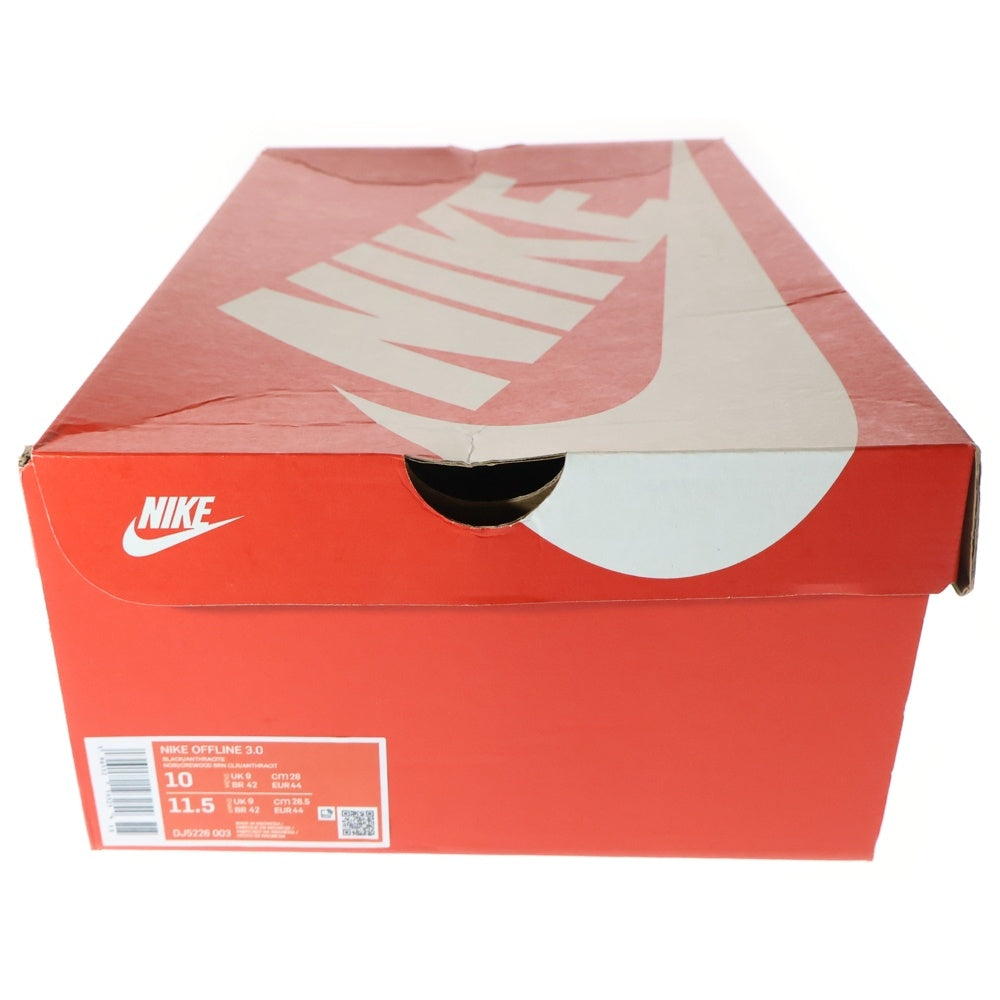 NIKE(ナイキ) OFFLINE 3.0 DJ5226-800 オフライン サンダル ミュール ブラック/イエローUS10/28cm