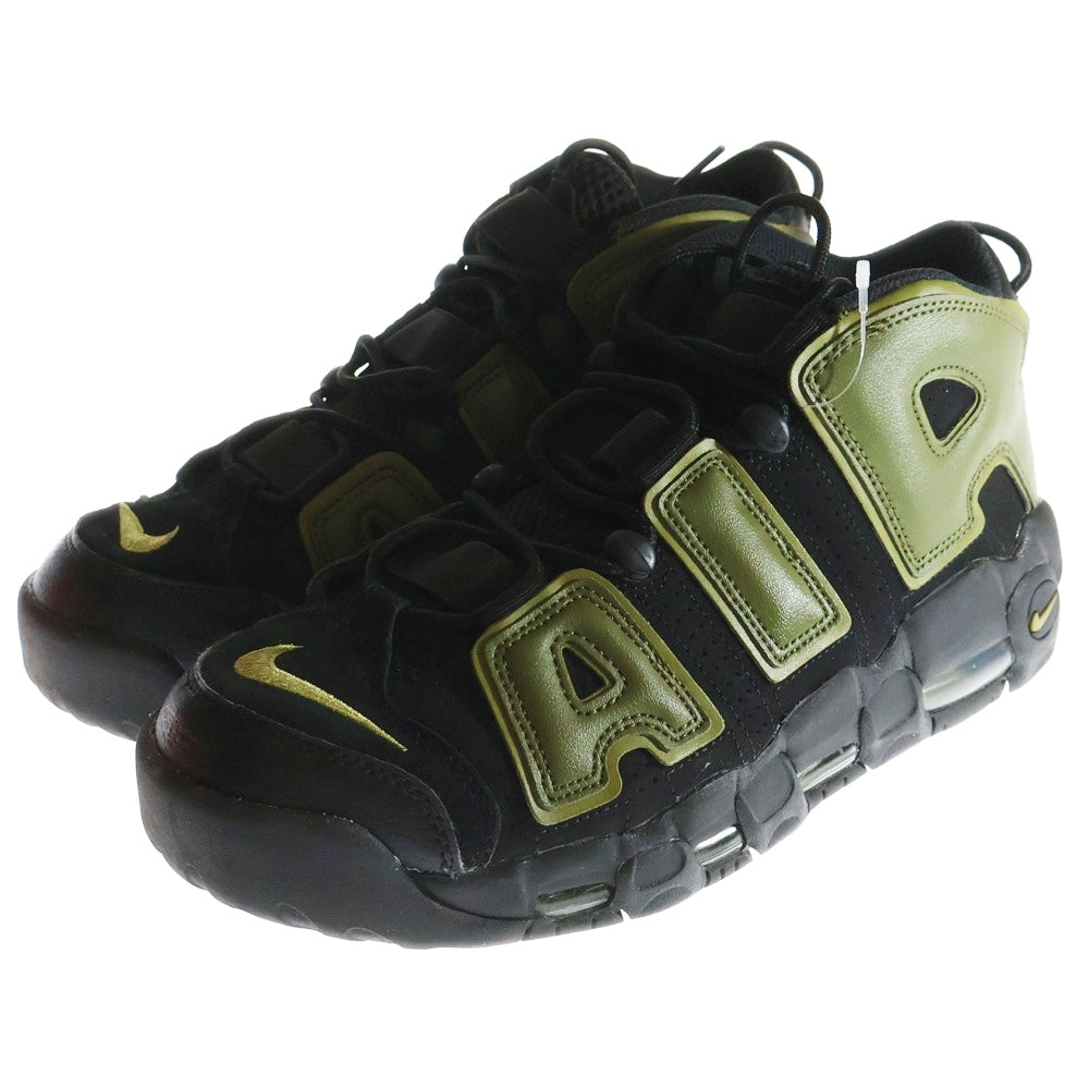 NIKE(ナイキ) AIR MORE UPTEMPO 96 Rough Green DH8011-001 エアモアアップテンポ ラフグリーン ハイカットスニーカー シューズ カーキ/ブラック US10/28cm