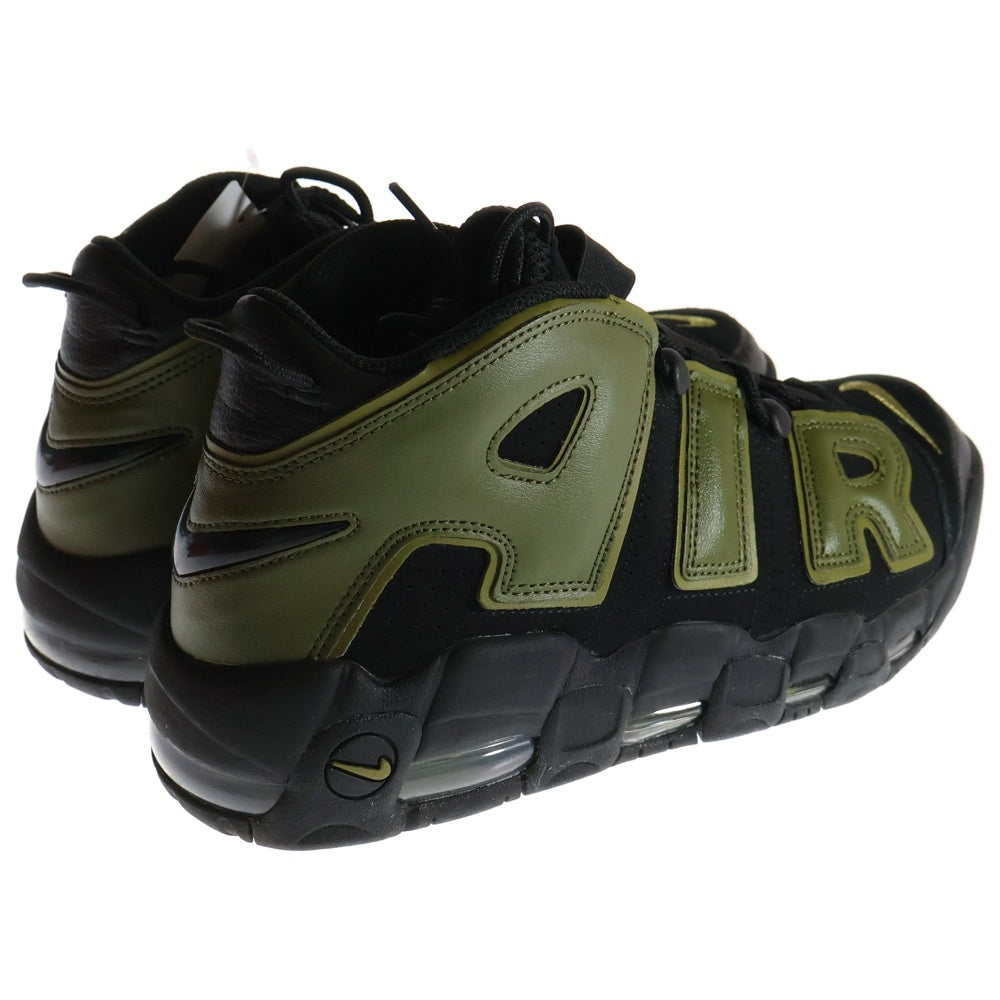 NIKE(ナイキ) AIR MORE UPTEMPO 96 Rough Green DH8011-001 エアモアアップテンポ ラフグリーン ハイカットスニーカー シューズ カーキ/ブラック US10/28cm