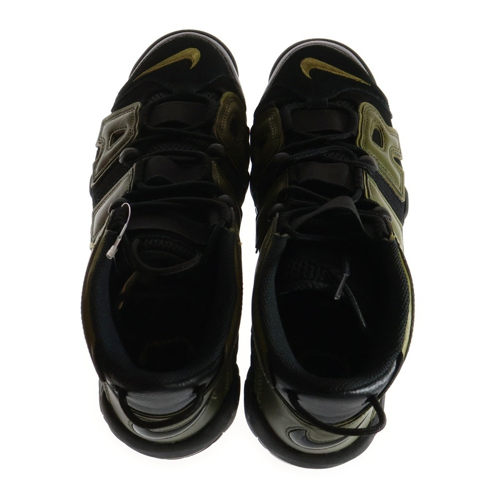 NIKE(ナイキ) AIR MORE UPTEMPO 96 Rough Green DH8011-001 エアモアアップテンポ ラフグリーン ハイカットスニーカー シューズ カーキ/ブラック US10/28cm