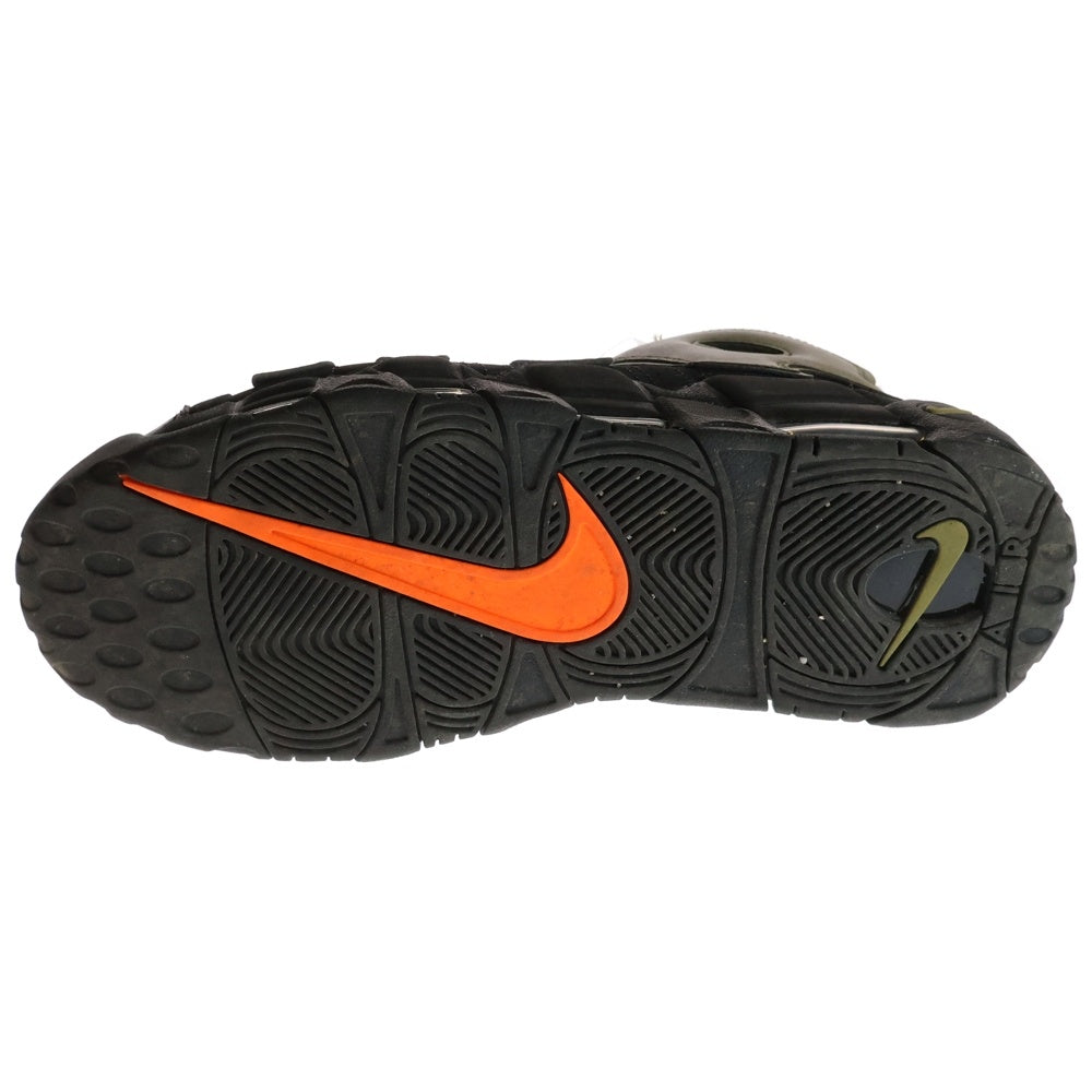 NIKE(ナイキ) AIR MORE UPTEMPO 96 Rough Green DH8011-001 エアモアアップテンポ ラフグリーン ハイカットスニーカー シューズ カーキ/ブラック US10/28cm