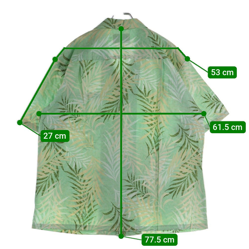 KY'S(ケー・ワイ・エス) ALOHA SHIRTS 総柄アロハシャツ グリーン