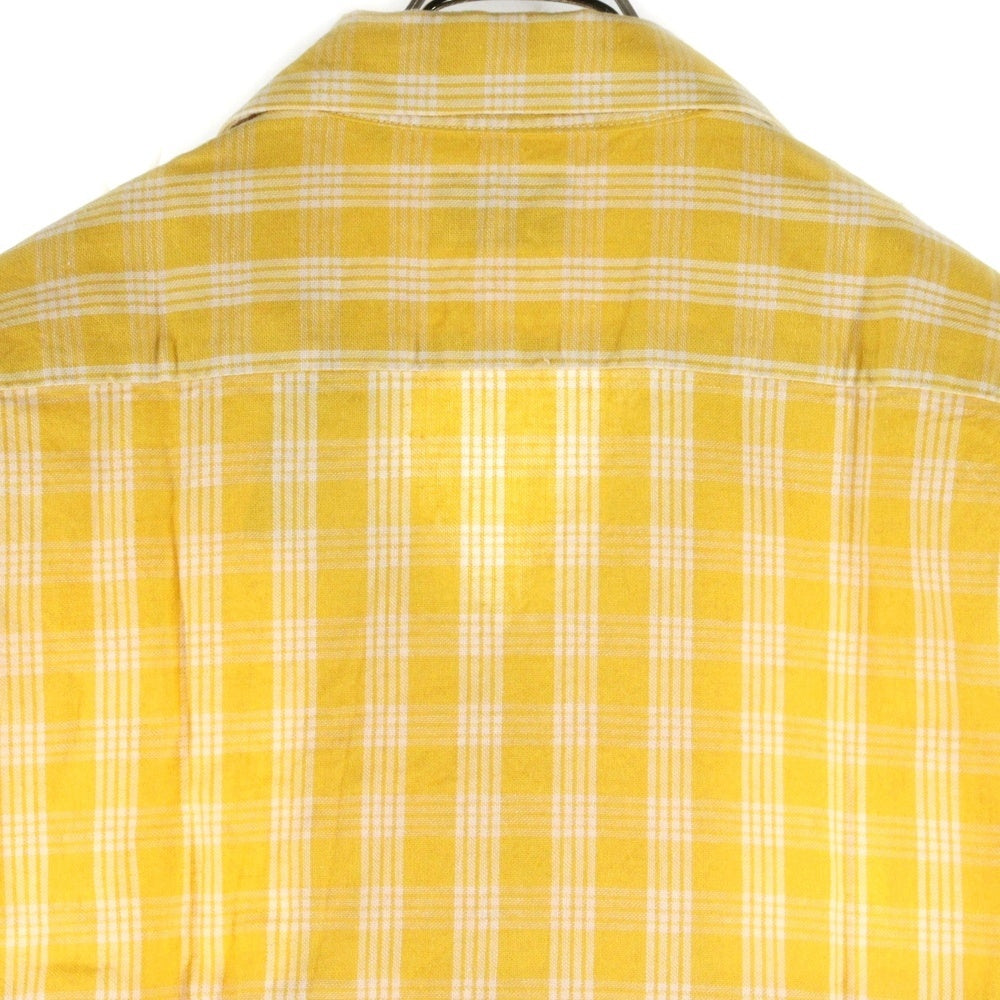 WATUMULL'S and Seilani(ワトゥムルズアンドセイラニ) PALAKA CHECK SHIRTS SS37588 パラカ半袖チェックシャツ イエロー