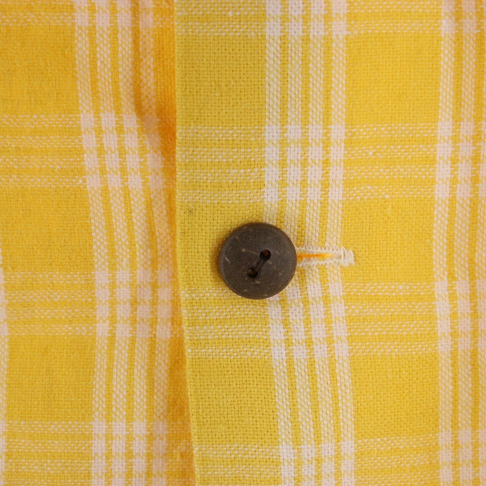 WATUMULL'S and Seilani(ワトゥムルズアンドセイラニ) PALAKA CHECK SHIRTS SS37588 パラカ半袖チェックシャツ イエロー