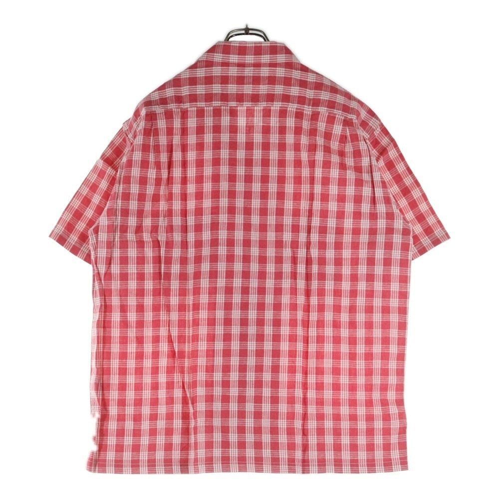 WATUMULL'S and Seilani(ワトゥムルズアンドセイラニ) PALAKA CHECK SHIRTS SS37588 パラカ半袖チェックシャツ レッド