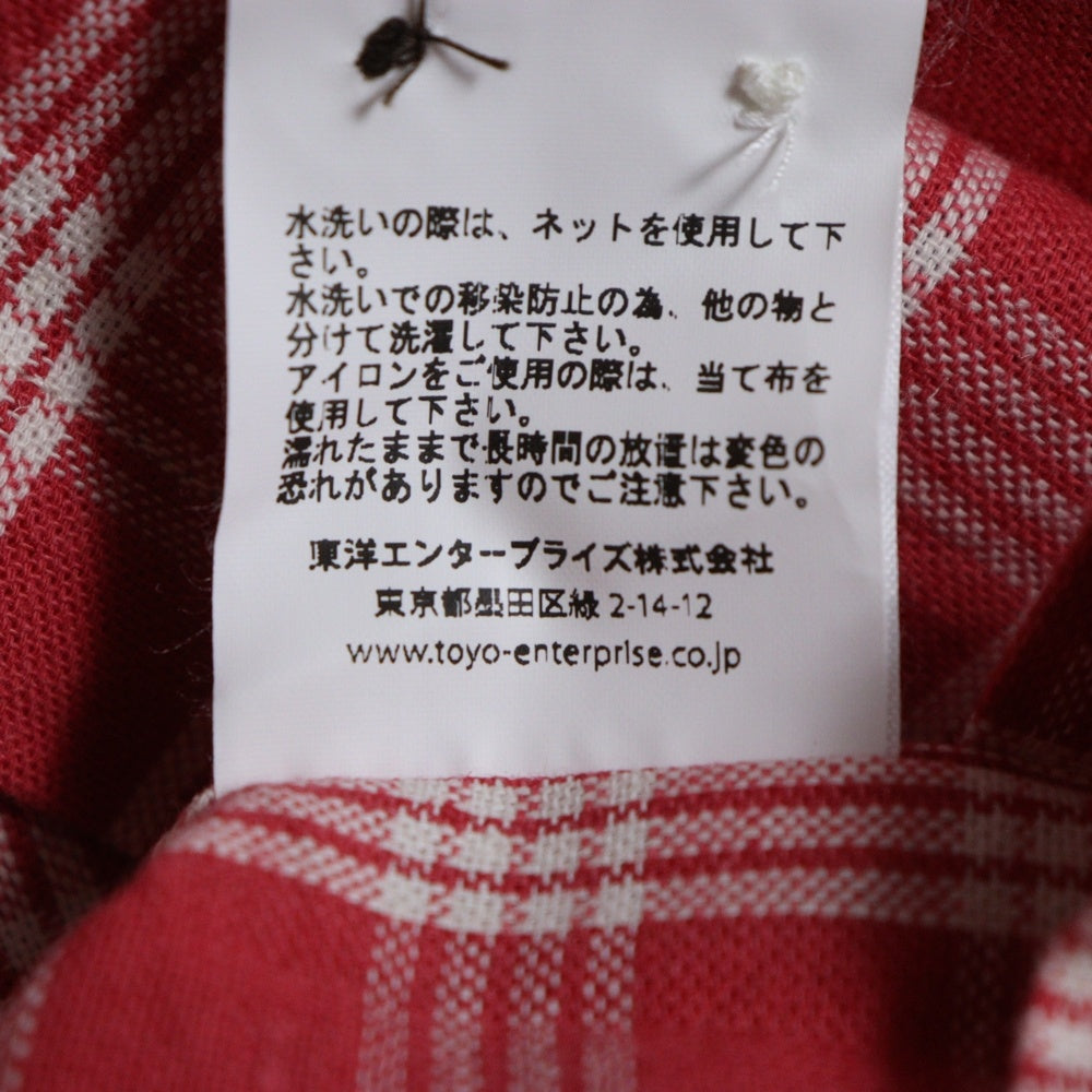 WATUMULL'S and Seilani(ワトゥムルズアンドセイラニ) PALAKA CHECK SHIRTS SS37588 パラカ半袖チェックシャツ レッド