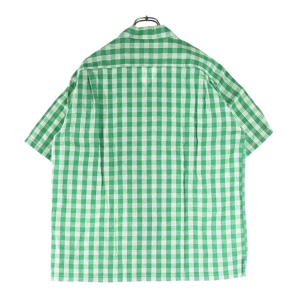 WATUMULL'S and Seilani(ワトゥムルズアンドセイラニ) PALAKA CHECK SHIRTS SS37588 パラカ半袖チェックシャツ グリーン