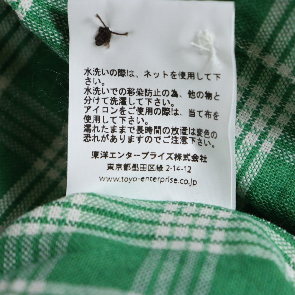 WATUMULL'S and Seilani(ワトゥムルズアンドセイラニ) PALAKA CHECK SHIRTS SS37588 パラカ半袖チェックシャツ グリーン