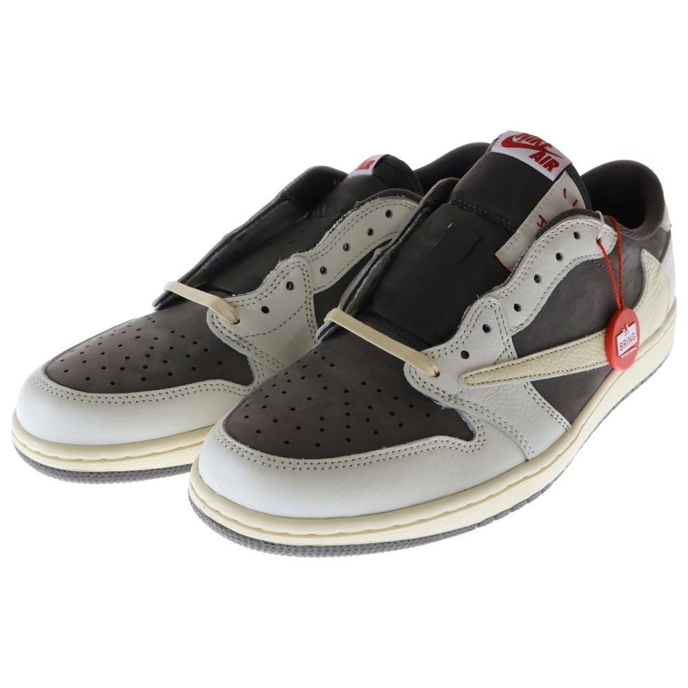 NIKE(ナイキ) ×TRAVIS SCOTT AIR JORDAN 1 LOW OG REVERSE MOCHA DM7866-162 トラヴィススコット エアジョーダン1 ローカットスニーカー シューズ US10.5/28.5cm