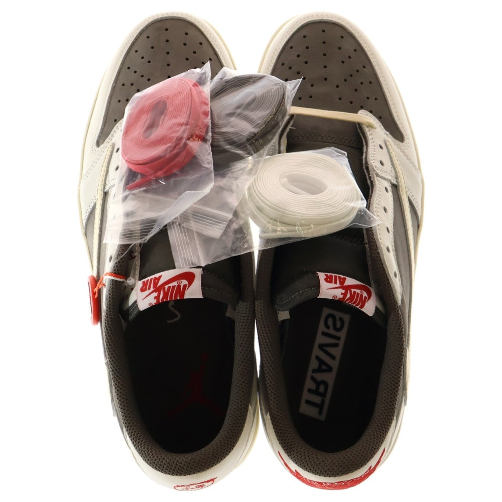 NIKE(ナイキ) ×TRAVIS SCOTT AIR JORDAN 1 LOW OG REVERSE MOCHA DM7866-162 トラヴィススコット エアジョーダン1 ローカットスニーカー シューズ US10.5/28.5cm