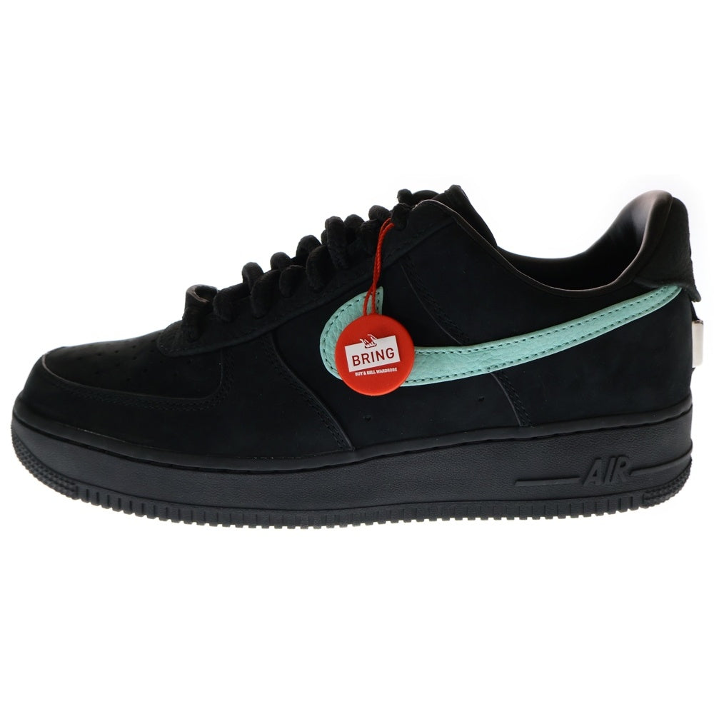 NIKE(ナイキ) ×TIFFANY&CO AIR FORCE 1 LOW 1837 BLACK DZ1382-001 ×ティファニー エアフォース1 ローカットスニーカー シューズ ブラック/ブルー US9.5/27.5cm