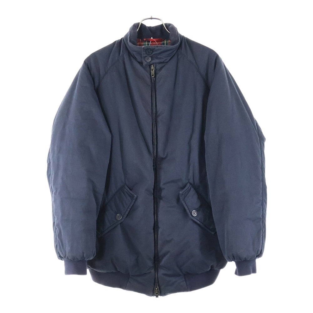 BALENCIAGA(バレンシアガ) NAVY BLUE Jacket with standing collar スタンディングカラー ジップアップ中綿ジャケット ネイビー 681426 TBP01