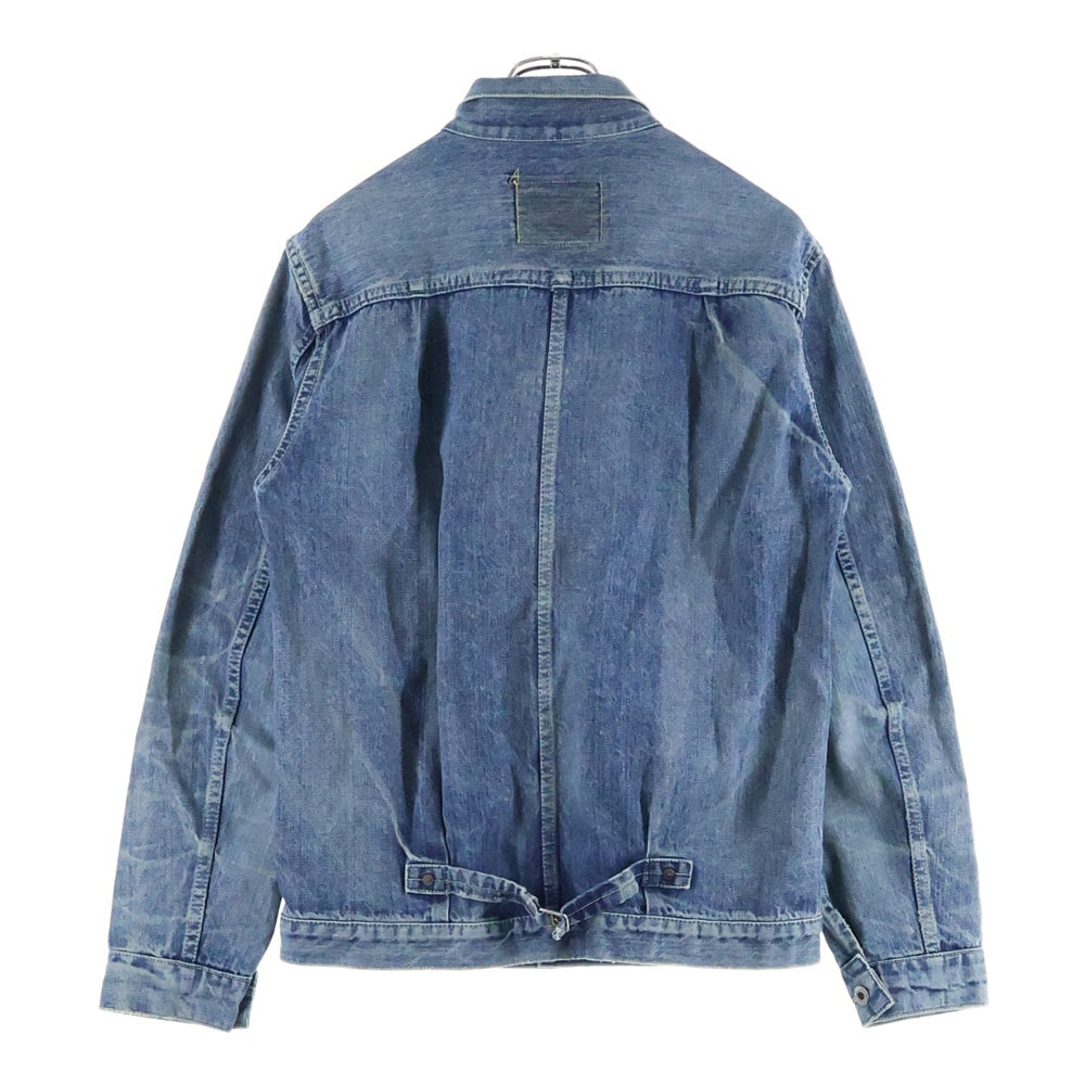 TCB JEANS(ティーシービー ジーンズ) Vintage Washed 40s Denim Jacket 大戦モデル 復刻 1st イエローステッチ デニムジャケット ジージャン ヴィンテージウォッシュ インディゴ