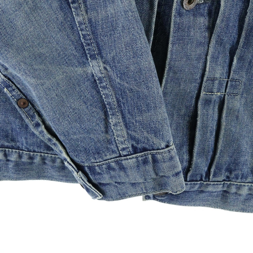 TCB JEANS(ティーシービー ジーンズ) Vintage Washed 40s Denim Jacket 大戦モデル 復刻 1st イエローステッチ デニムジャケット ジージャン ヴィンテージウォッシュ インディゴ