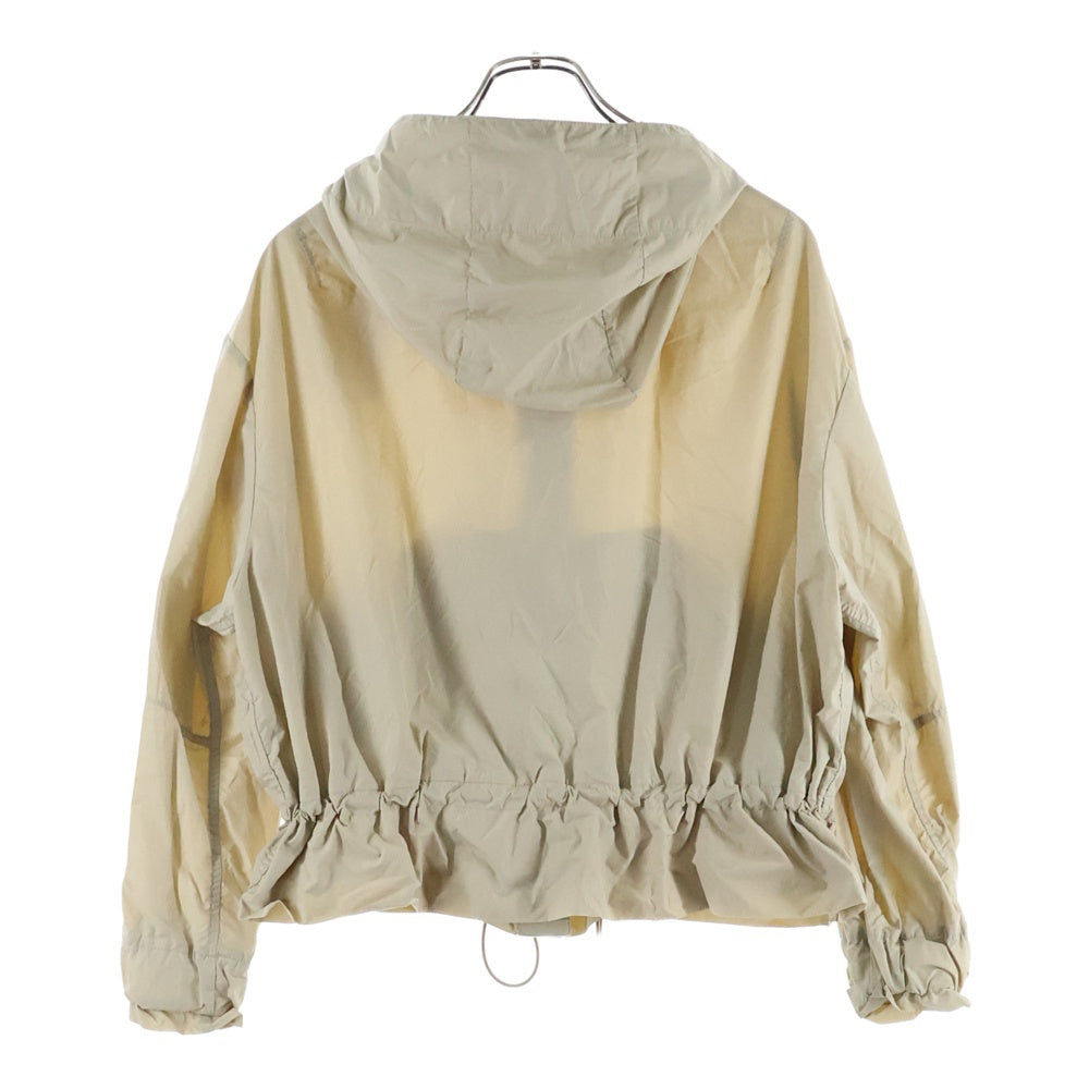 MONCLER(モンクレール) ALBIREO GIUBBOTTO G10931A77000 539SS クロップド ナイロンジャケット ベージュ レディース