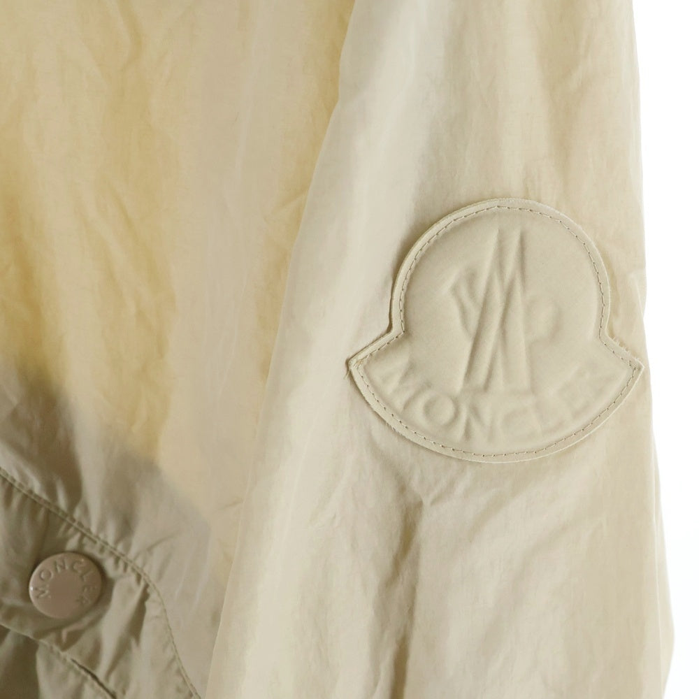 MONCLER(モンクレール) ALBIREO GIUBBOTTO G10931A77000 539SS クロップド ナイロンジャケット ベージュ レディース