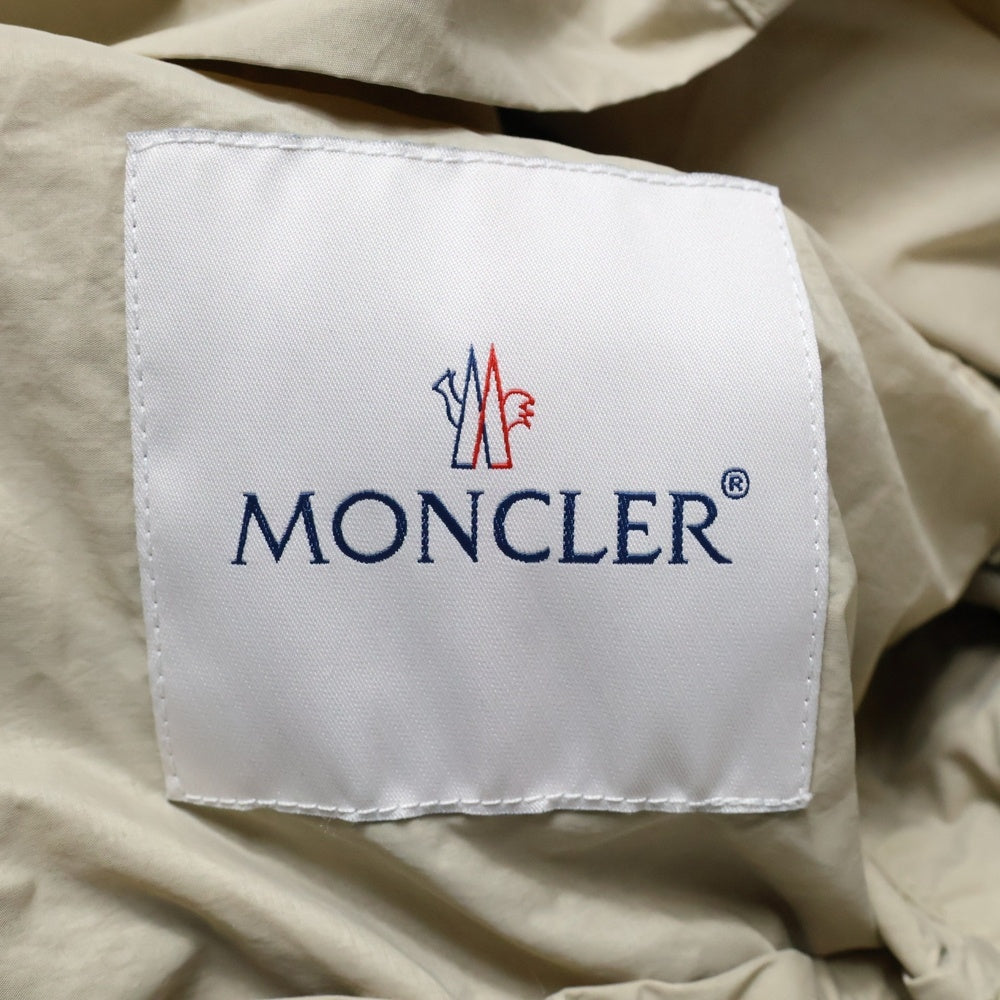 MONCLER(モンクレール) ALBIREO GIUBBOTTO G10931A77000 539SS クロップド ナイロンジャケット ベージュ レディース
