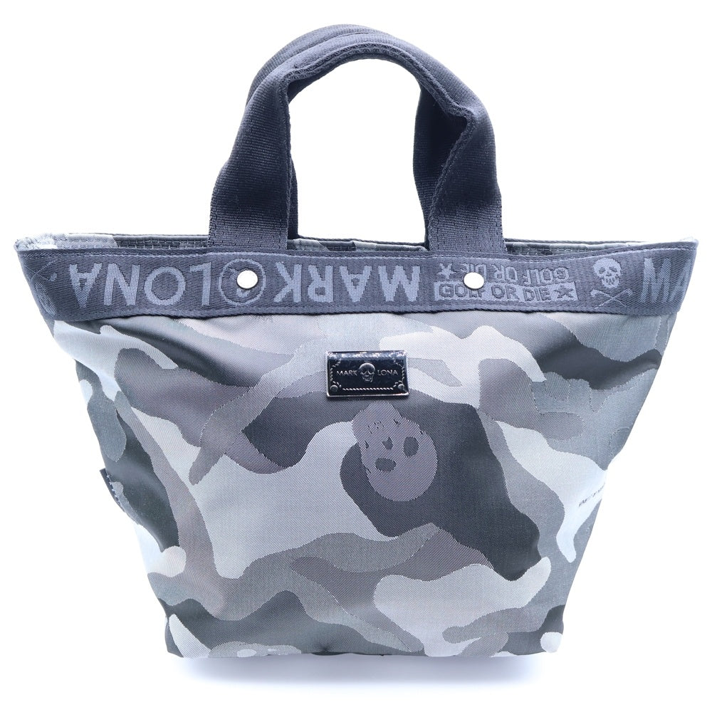 MARK&LONA(マークアンドロナ) Gauge Camo Mini Tote MLS-0A-SB02 スカル カモフラ ミニ トートバッグ ハンドバッグ ブラック