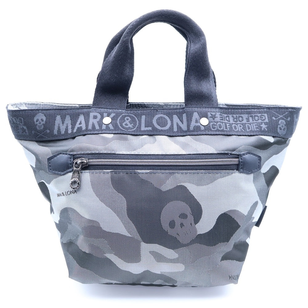 MARK&LONA(マークアンドロナ) Gauge Camo Mini Tote MLS-0A-SB02 スカル カモフラ ミニ トートバッグ ハンドバッグ ブラック