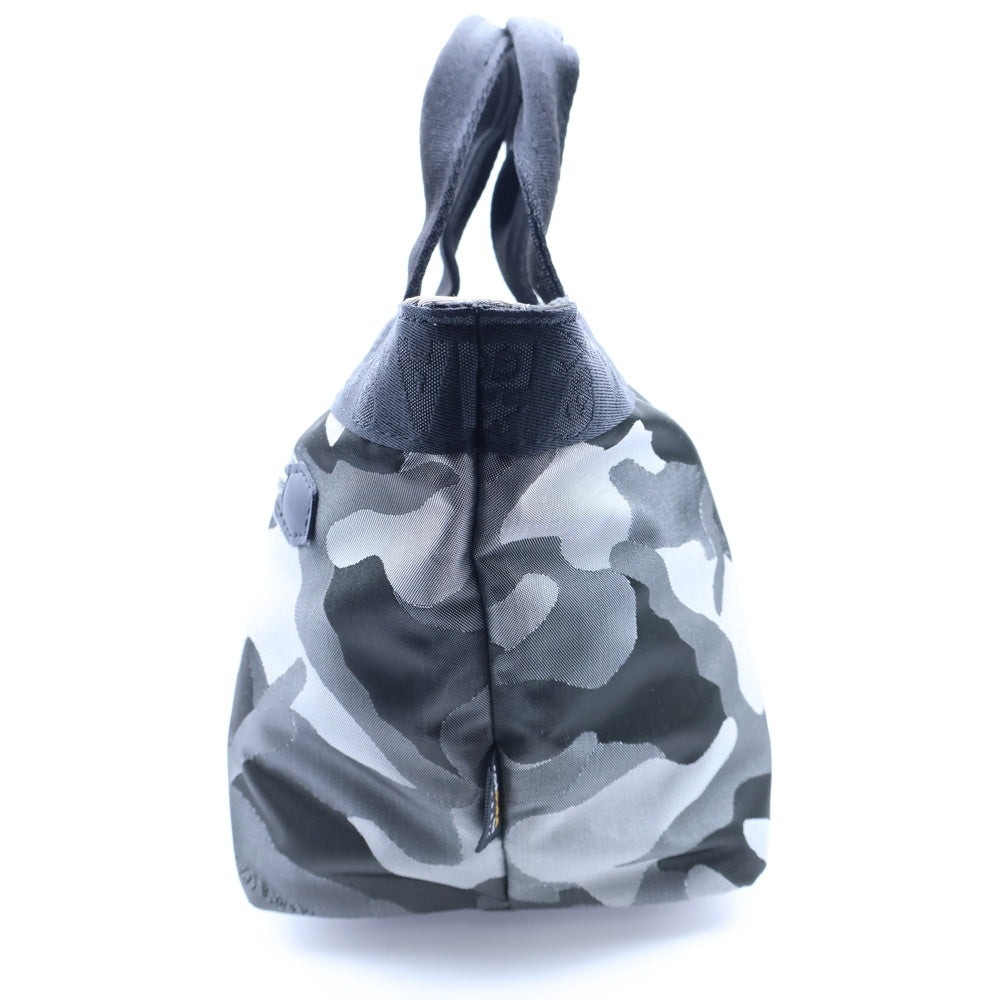 MARK&LONA(マークアンドロナ) Gauge Camo Mini Tote MLS-0A-SB02 スカル カモフラ ミニ トートバッグ ハンドバッグ ブラック