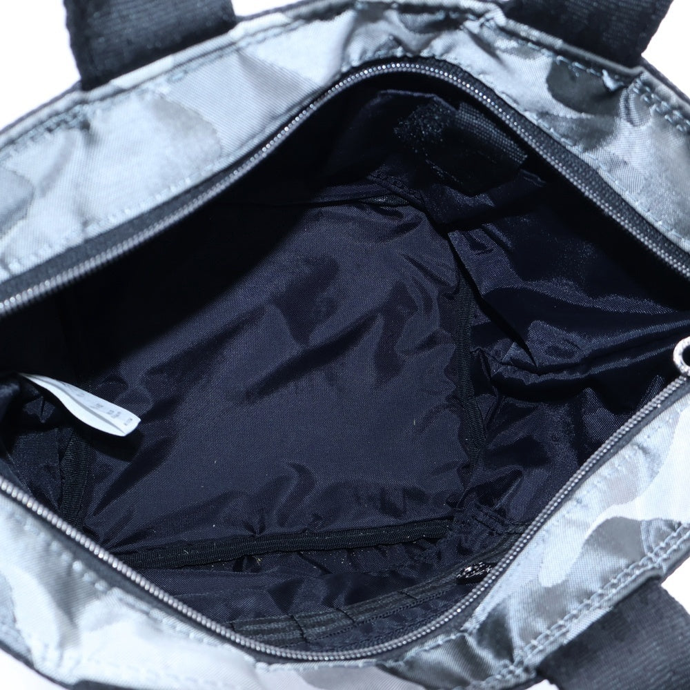MARK&LONA(マークアンドロナ) Gauge Camo Mini Tote MLS-0A-SB02 スカル カモフラ ミニ トートバッグ ハンドバッグ ブラック