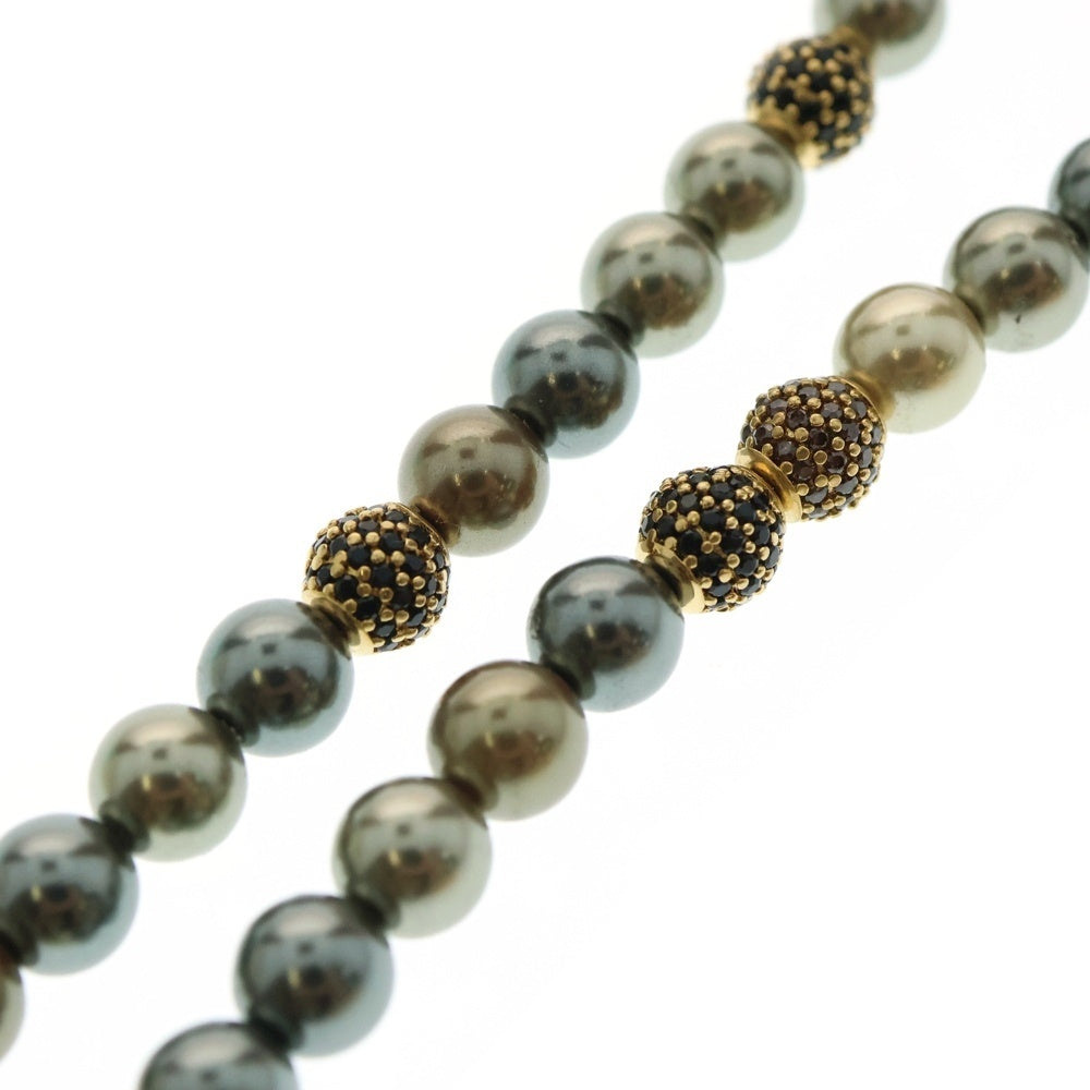 LOUIS VUITTON(ルイヴィトン) LV ダンディ パール ネックレス ブラウン/ゴールド M03058