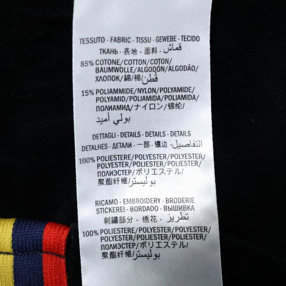 GUCCI(グッチ) 19SS Chenille Jogging Pant With Patch 572917 HJA5W バックロゴパッチ ベロア ロングパンツ トラックパンツ ブラック