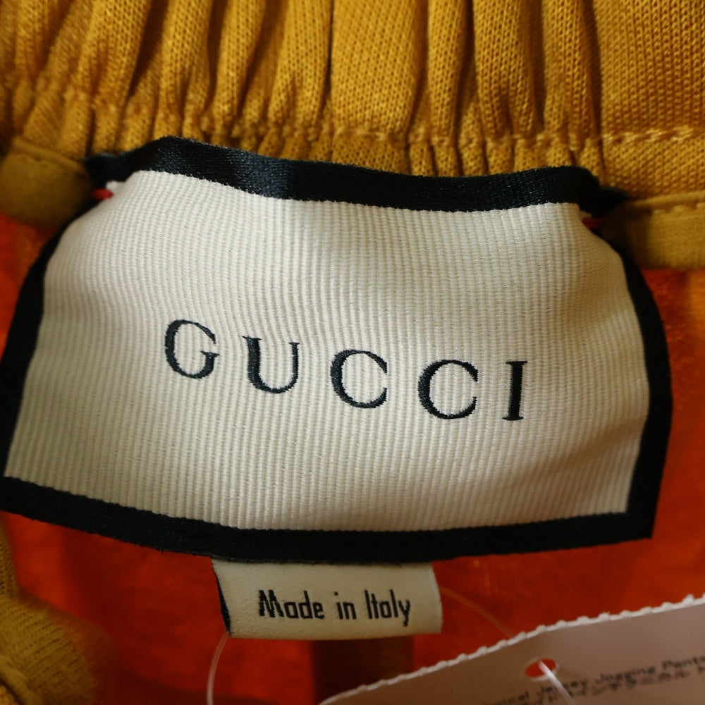 GUCCI(グッチ) Sideline Technical Jersey Jogging Pants 598716 XJBXT サイドラインテクニカル トラックパンツ イエロー