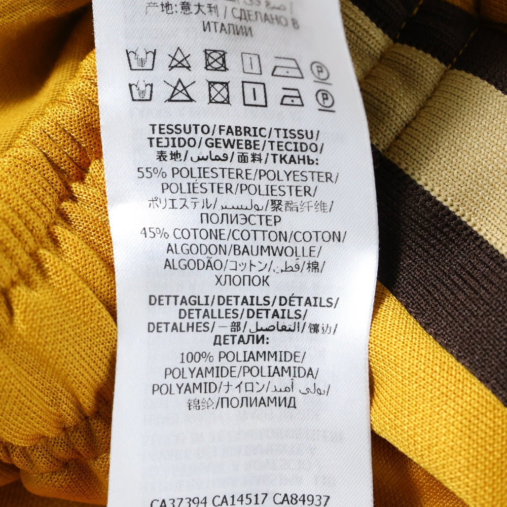 GUCCI(グッチ) Sideline Technical Jersey Jogging Pants 598716 XJBXT サイドラインテクニカル トラックパンツ イエロー