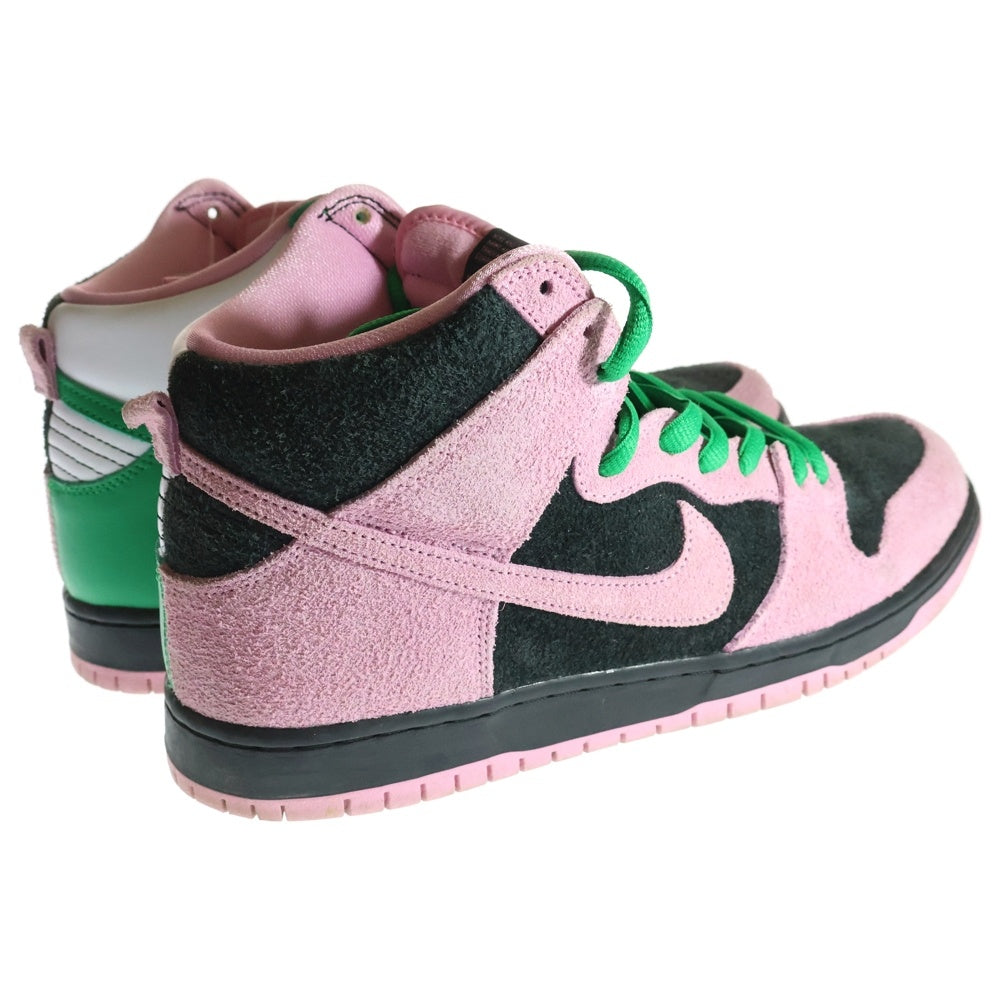 NIKE(ナイキ) DUNK HIGH PRO PRM INVERT CELTICS CU7349-001 インバートセルティックス ダンク ハイ カットスニーカー ブラック/ピンク US10/28cm