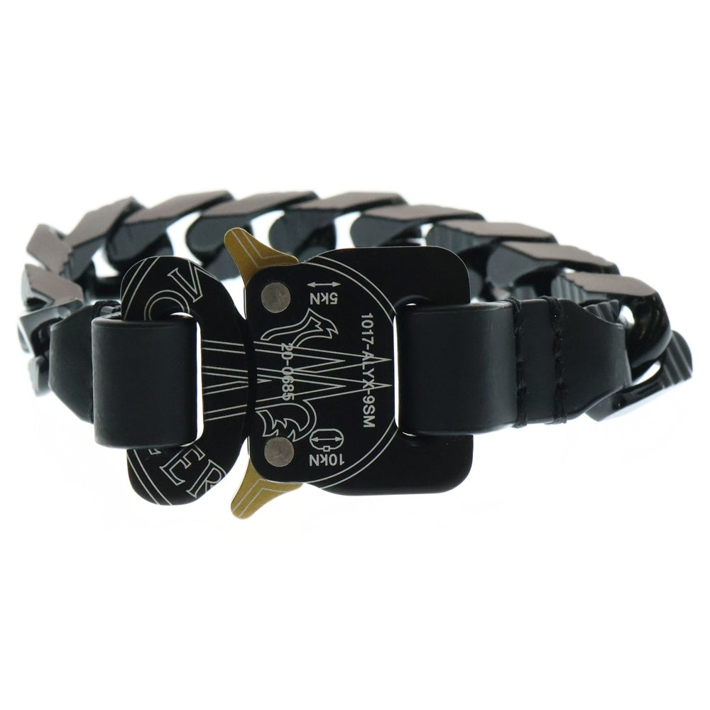 MONCLER(モンクレール) BRACELET 1017‐ALYX-9SM メタル ロゴ ブレスレット ブラック