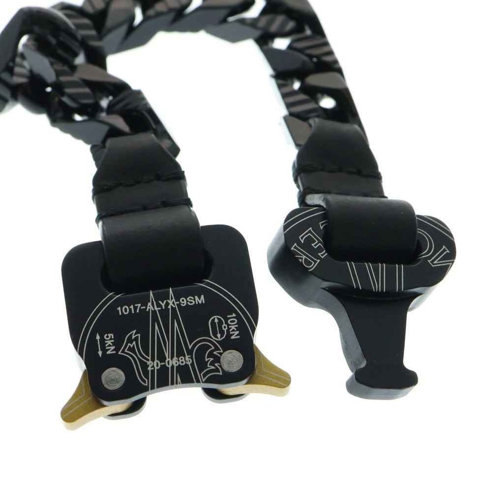 MONCLER(モンクレール) BRACELET 1017‐ALYX-9SM メタル ロゴ ブレスレット ブラック