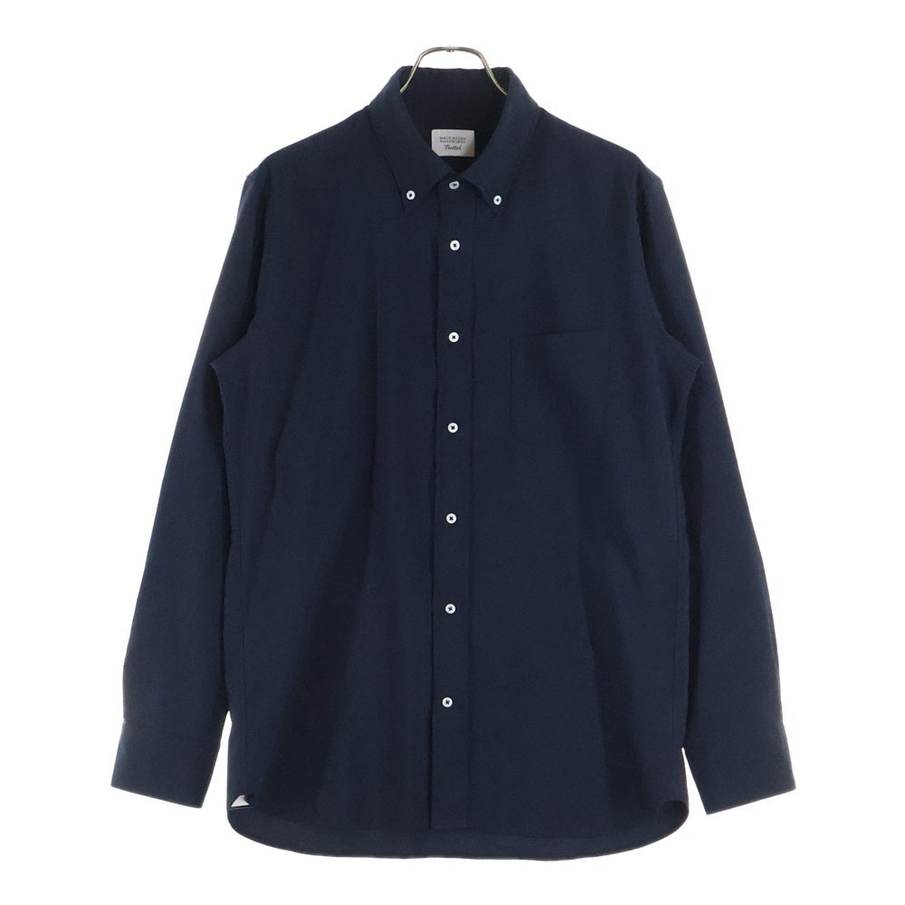 MACKINTOSH PHILOSOPHY(マッキントッシュフィロソフィー) トロッタボタンダウン長袖シャツ トリコットジャージー ネイビー H1M24-116-29