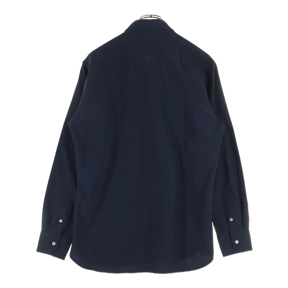 MACKINTOSH PHILOSOPHY(マッキントッシュフィロソフィー) トロッタボタンダウン長袖シャツ トリコットジャージー ネイビー H1M24-116-29