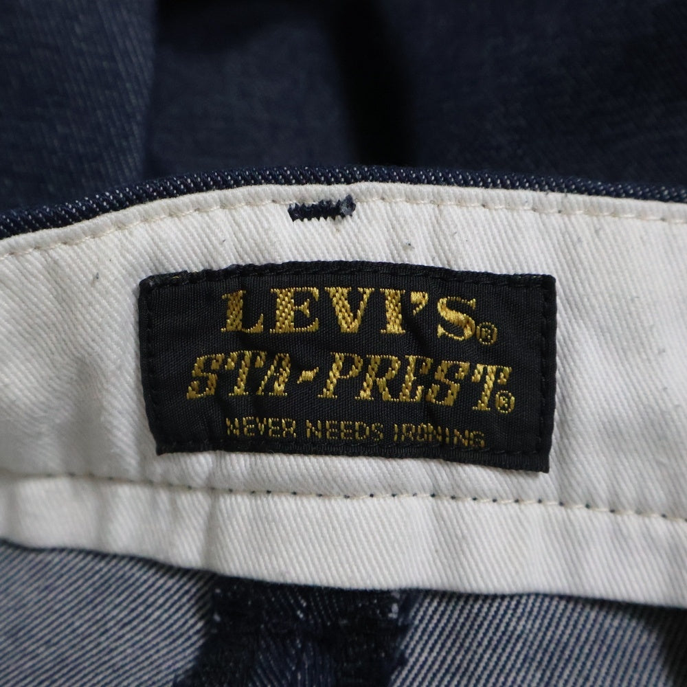 Levi's(リーバイス) STA-PREST スタプレスト ストレートパンツ ネイビー PC9-47959-0000