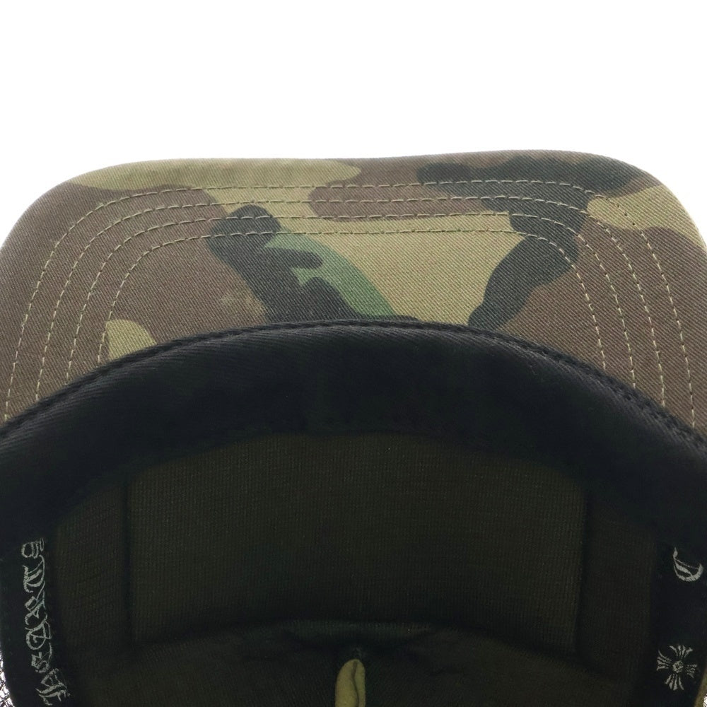 CHROME HEARTS(クロムハーツ) TRUCKER CAP トラッカーキャップ FUCK刺繍パッチクロスボール付メッシュキャップ 帽子 カーキ