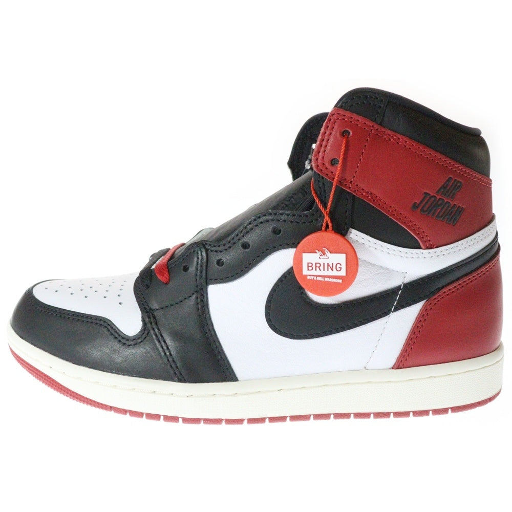 NIKE(ナイキ) AIR JORDAN 1 RETRO HIGH OG DZ5485-106 エアジョーダン1 レトロ ブラックトゥリイマジンド ハイカットスニーカー ホワイト/ブラック/レッド US9.5/27.5cm