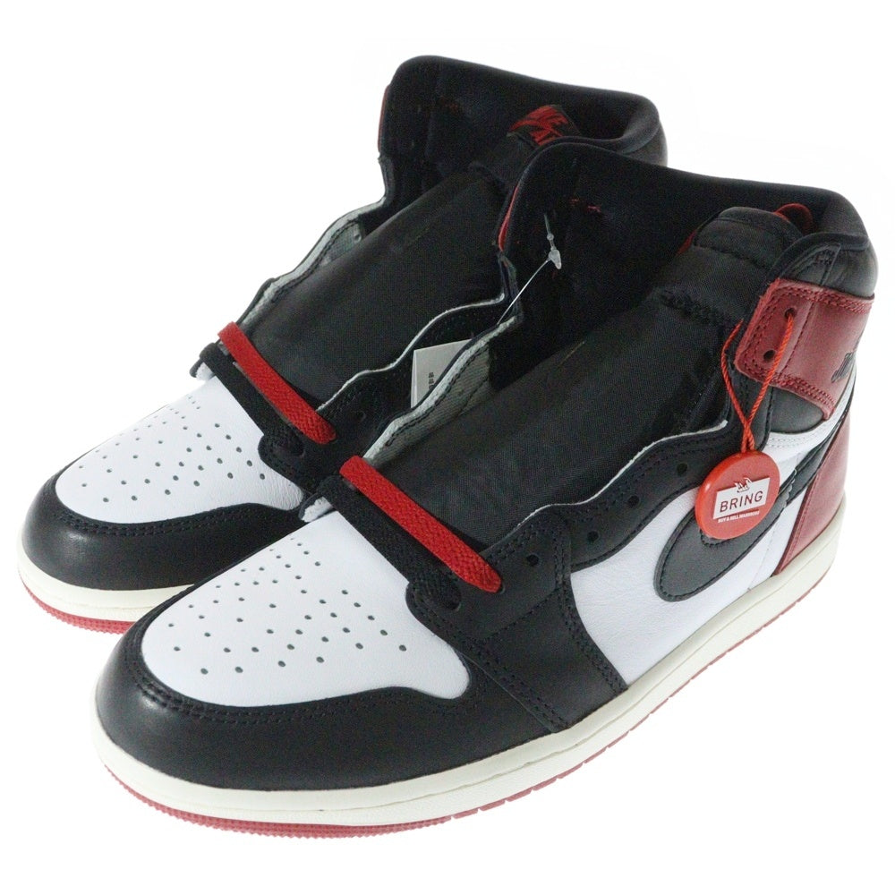 NIKE(ナイキ) AIR JORDAN 1 RETRO HIGH OG DZ5485-106 エアジョーダン1 レトロ ブラックトゥリイマジンド ハイカットスニーカー ホワイト/ブラック/レッド US9.5/27.5cm