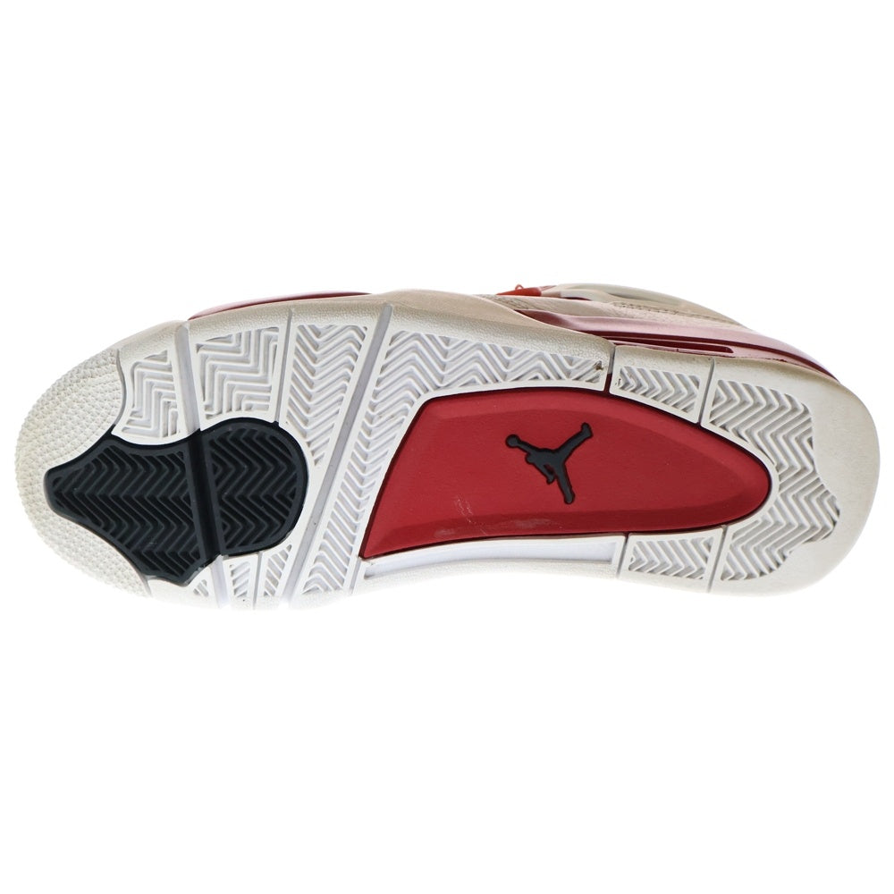 NIKE(ナイキ) AIR JORDAN 4 RETRO ALTERNATE 89 308497-106 エアジョーダン4 ハイカットスニーカー シューズ ホワイト/レッド US9.5/27.5cm
