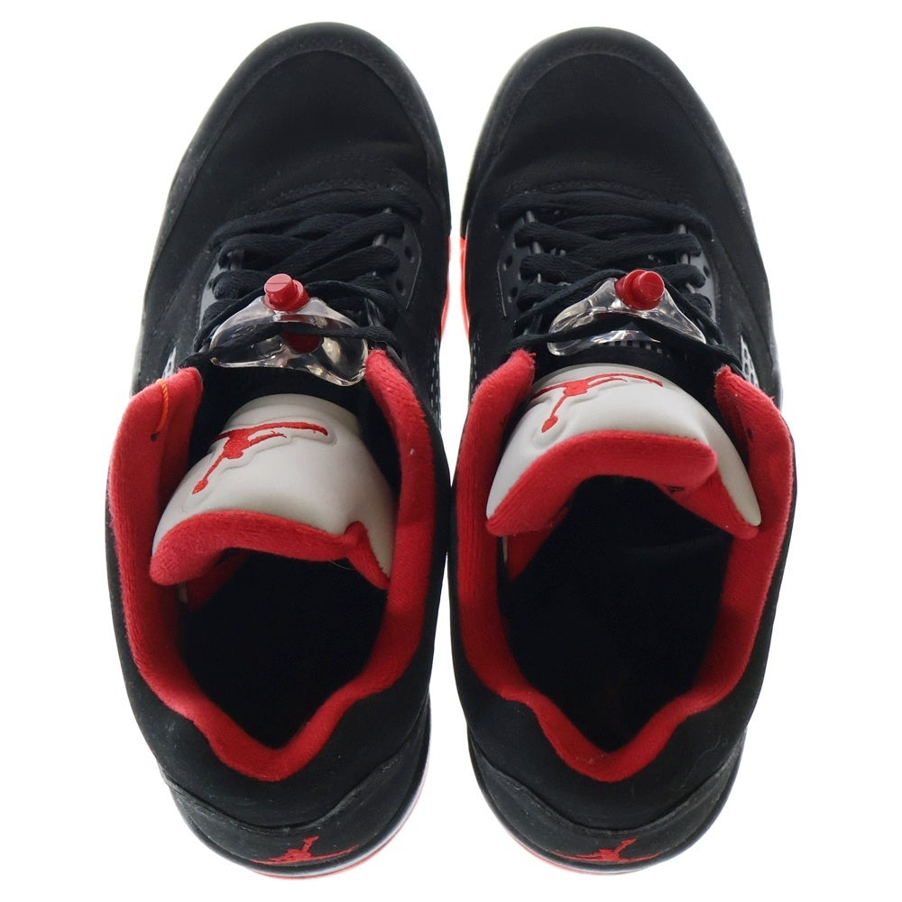 NIKE(ナイキ) AIR JORDAN 5 RETRO LOW ALTERNATE90 819171-001 エアジョーダン5オルタネイト90 ローカットスニーカー シューズ ブラック/レッド US9.5/27.5cm