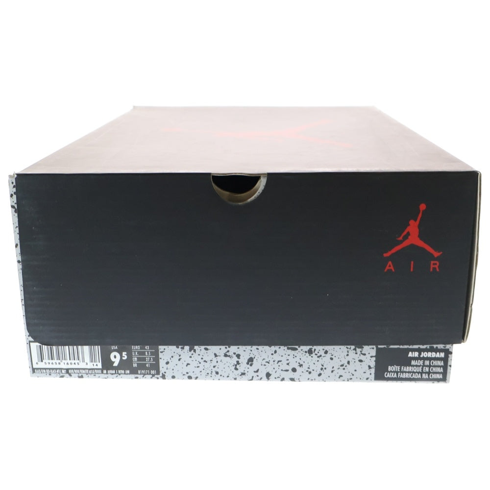 NIKE(ナイキ) AIR JORDAN 5 RETRO LOW ALTERNATE90 819171-001 エアジョーダン5オルタネイト90 ローカットスニーカー シューズ ブラック/レッド US9.5/27.5cm
