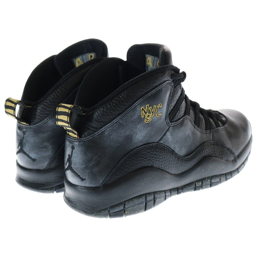 NIKE(ナイキ) AIR JORDAN 10 RETRO BLACK 310805-012 エアジョーダン10 レトロ ハイカットスニーカー シューズ ブラック US9.5/27.5cm