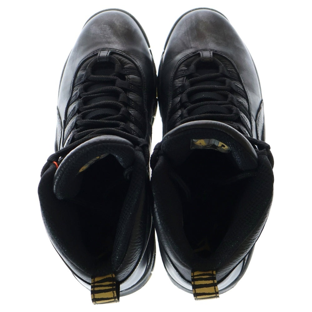 NIKE(ナイキ) AIR JORDAN 10 RETRO BLACK 310805-012 エアジョーダン10 レトロ ハイカットスニーカー シューズ ブラック US9.5/27.5cm