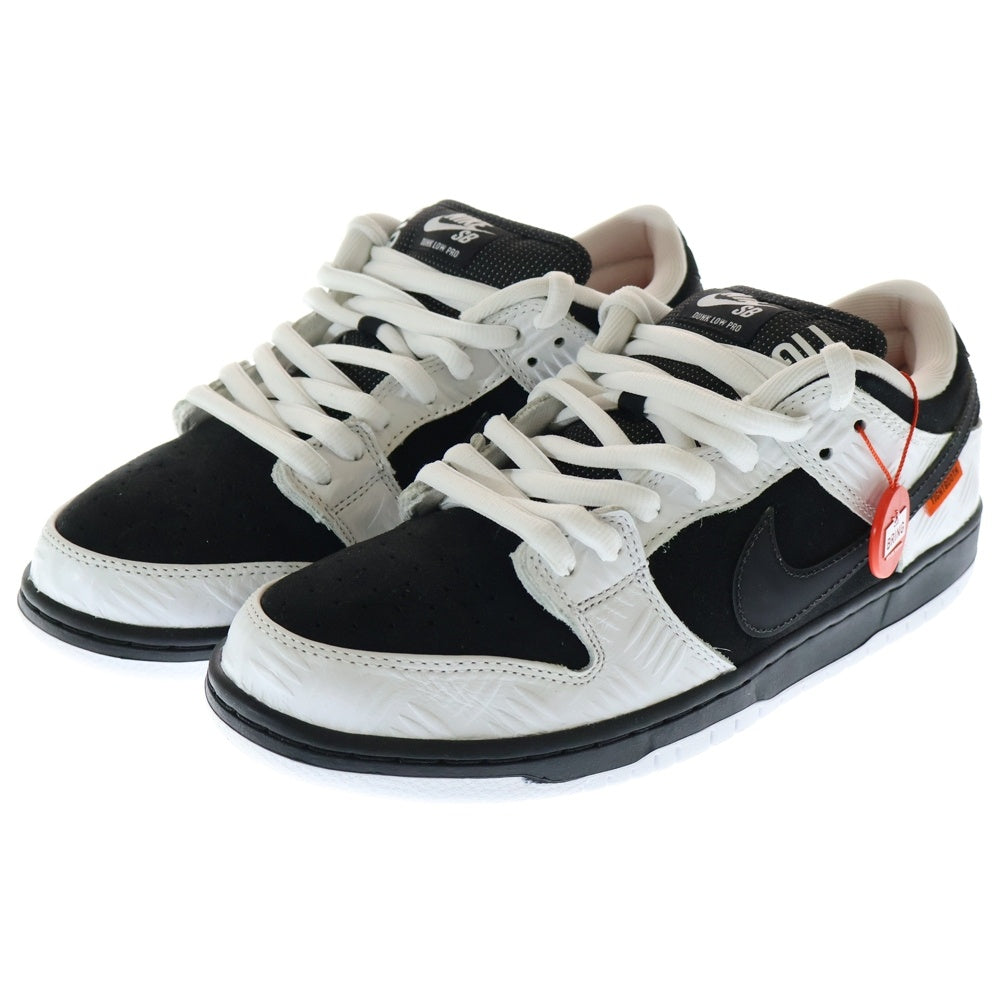 NIKE SB(ナイキエスビー) ×TIGHTBOOTH DUNK LOW PRO QS BLACK AND WHITE タイトブース ダンク プロ ブラック アンド ホワイト ローカットスニーカー US10.5/28.5cm FD2629-100